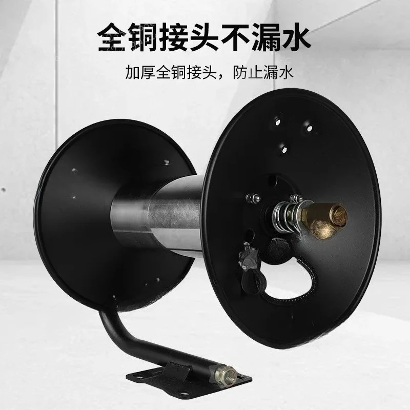Hand Crank High Pressure Pipe Reel, Explosion Proof Tanker Oil Water Hose Reel For Fuel Transfer Industrial Use
