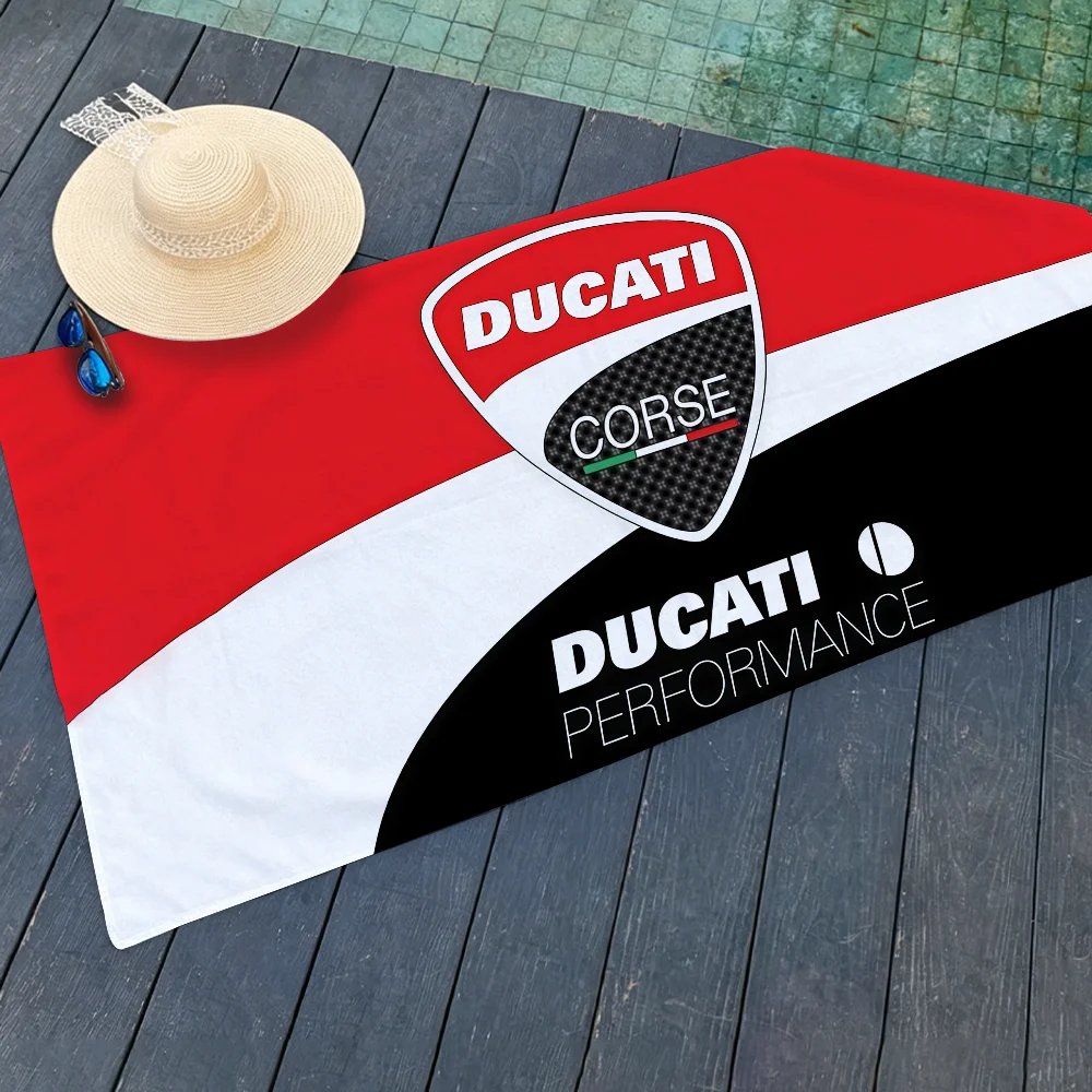 Fashion car D-Ducatis Towel Drying Bath Towel Applicable To Light Swimming Camping Yoga Beach Out