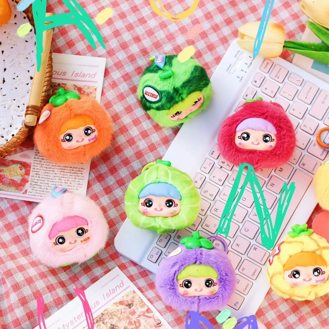

Baby Three Yaya Fun Fruit Series слепая коробка милый мультфильм креативная виниловая кукла игрушка сумка кулон загадочная коробка украшение для рабочего стола