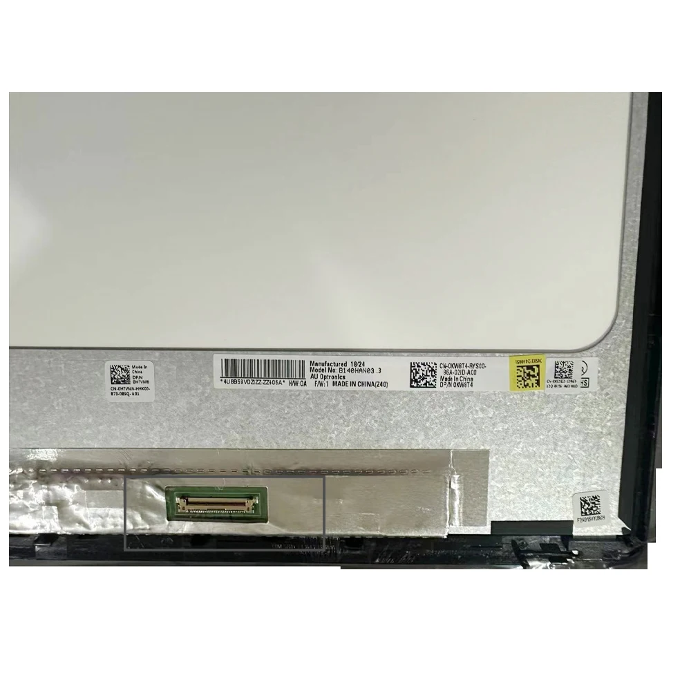 Test 14'' FHD LCD Replacement for DELL OptiPlex 7480 7470 LCD Display Touch Screen Digitizer Assembly Frame