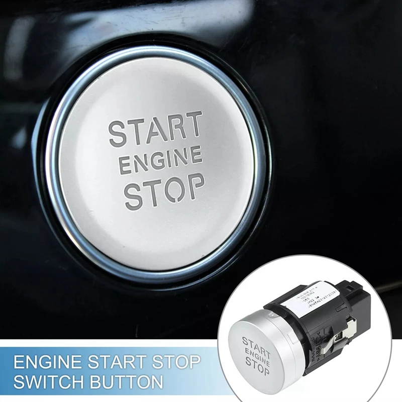 Engine Start Stop Push Switch Button 8U0905217A For  Q3 2012-2018 Car Push One-Touch Start Button Key