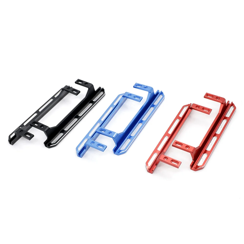 2 pçs pedal de metal placa lateral slider para traxxas trx4 2021 bronco 1/10 rc cawler carro atualização peças acessórios 2