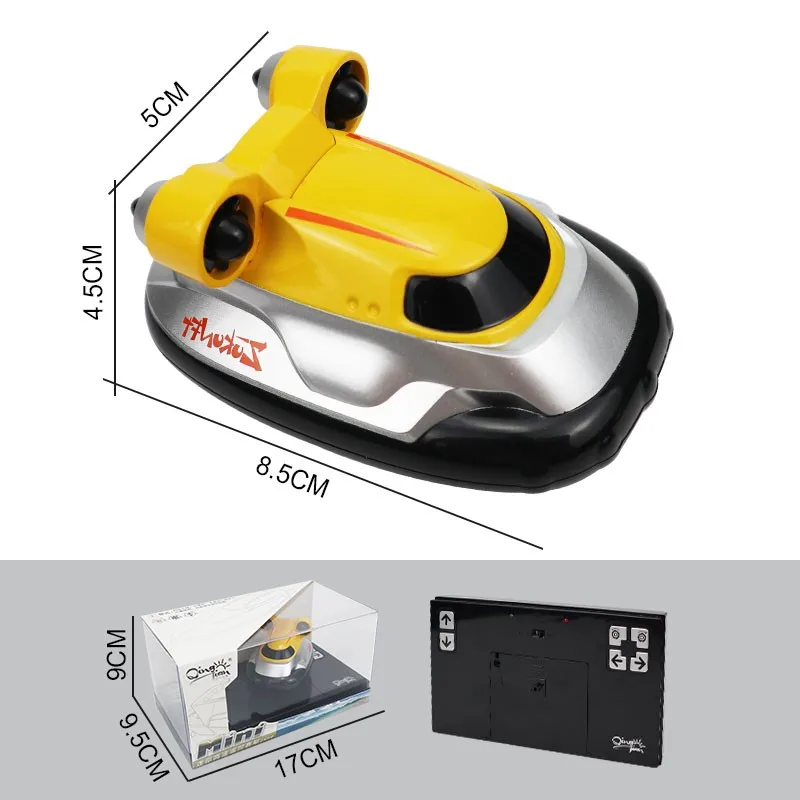 RC Mini Boat Remote Control Ship Electric Boat Rechargeable Battery Motor High Speed Toy for Boys