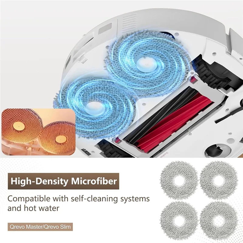 

B58B-Accessory Set For Roborock Qrevo Master & Qrevo Slim Vacuum Cleaner Parts Replacement Parts