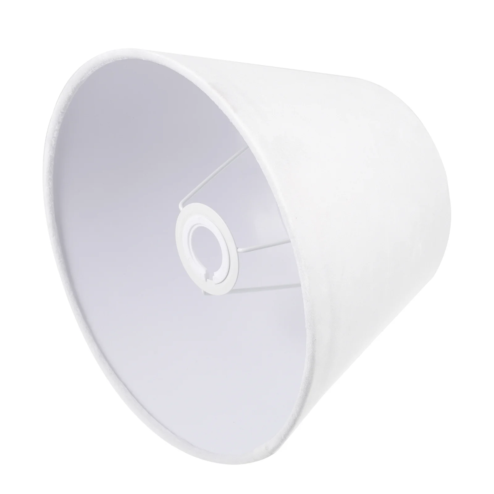 1 قطعة عاكس الضوء الأبيض تصميم بسيط أنيق من القماش العالمي صالح الجدول السقف أباجورة المزاج الدافئ حل الإضاءة الزخرفية