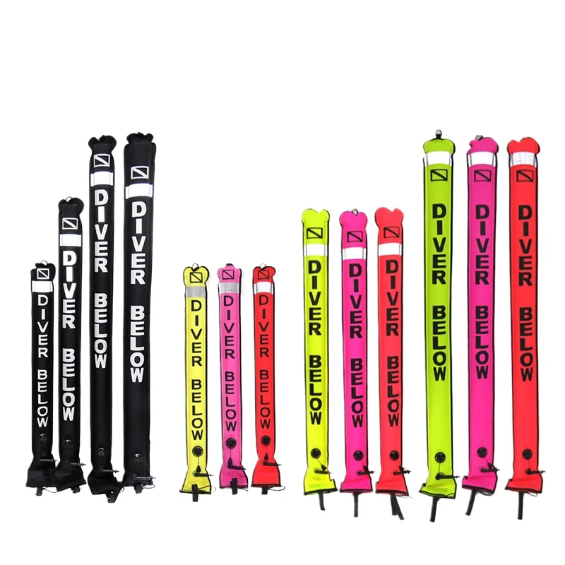 

Diving Geodesic SMB 1.2m 1.5m 1.8m Nylon One-way Membrane Automatic Sealing Duck Bill Technology