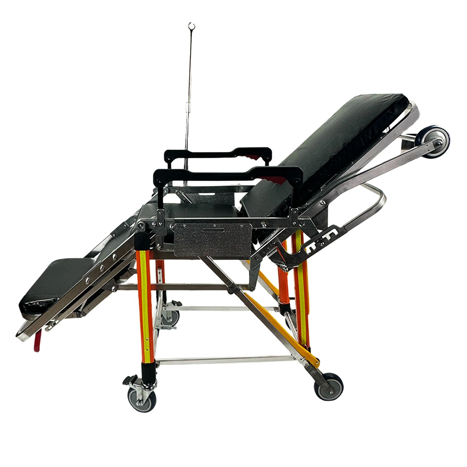 Folding Medical Stretcher Chair Emergency Patient Transfer Hospital Use Ambulance Stretcher Cart