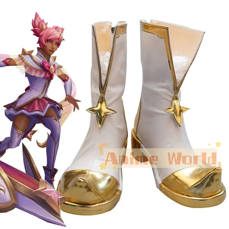 

Обувь для косплея Star Guardian Taliyah, карнавальные ботинки на Хэллоуин, изготовленные на заказ