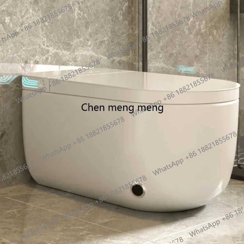 

Новый умный унитаз-компакт для сидения и стояния с функцией дезодорации и интегрированным бачком, для малогабаритных квартир