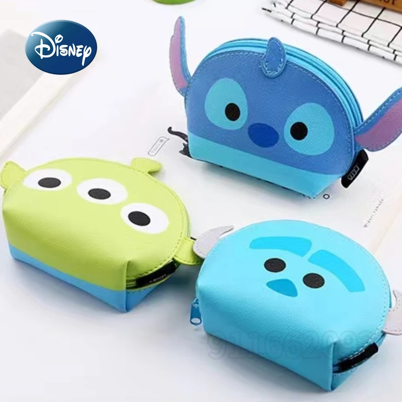 

Disney Original New Zero Wallet Cartoon 3D Women's Zero Wallet Luxury Brand Children's Zero Wallet High Quality Storage Bag