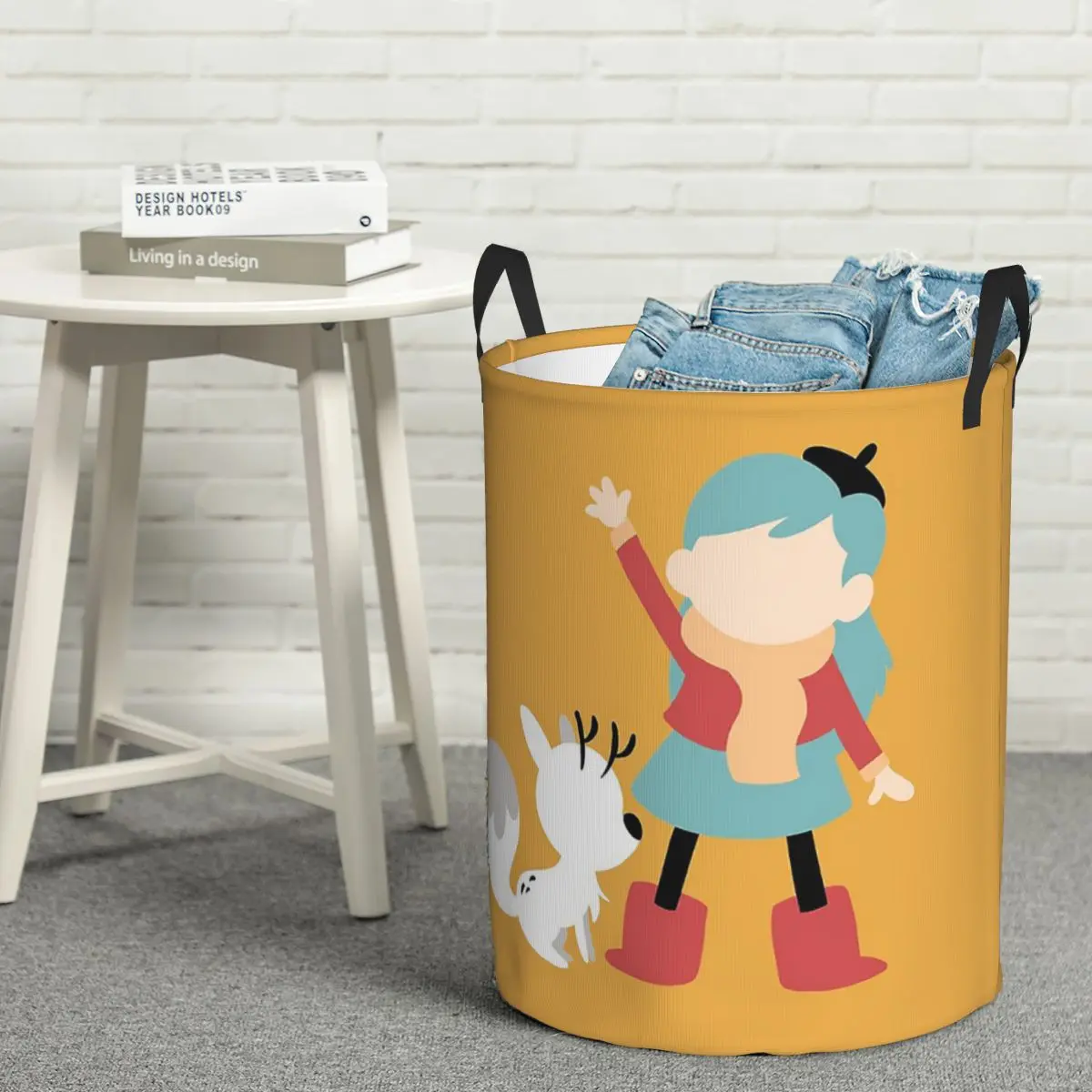 Hilda และ Twig พับตะกร้าซักผ้าเสื้อผ้าสกปรก Home Organizer ขนาดใหญ่กันน้ํา Hamper สําหรับบ้านเด็ก