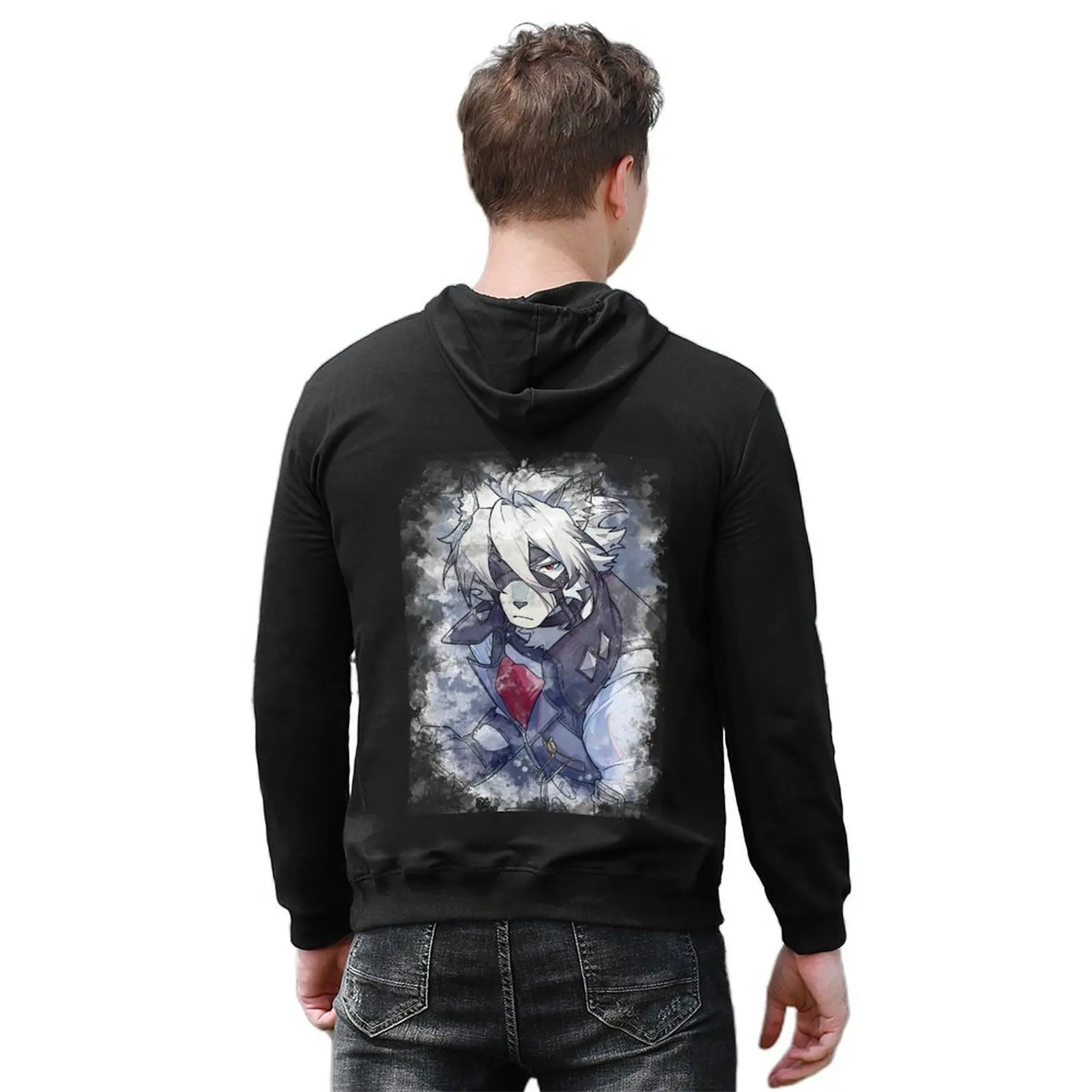 فون ليكون المائية هوديي مقنعين قميص الرجال ملابس الرجال سترة الشتاء الخريف هوديي #6