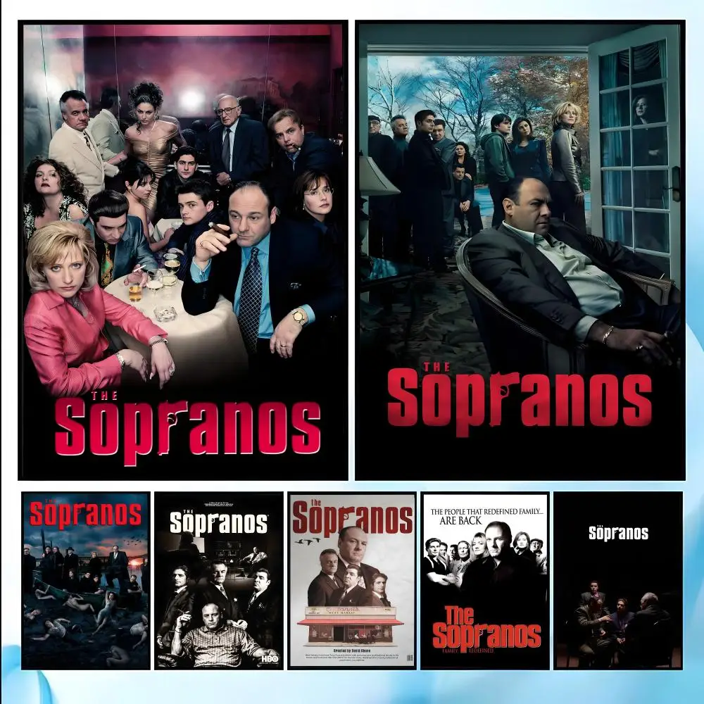 The Sopranos Family Movie Poster HD Art Sticky Wall Waterproof Home Living Room Bedroom Bar Aesthetic Decoration