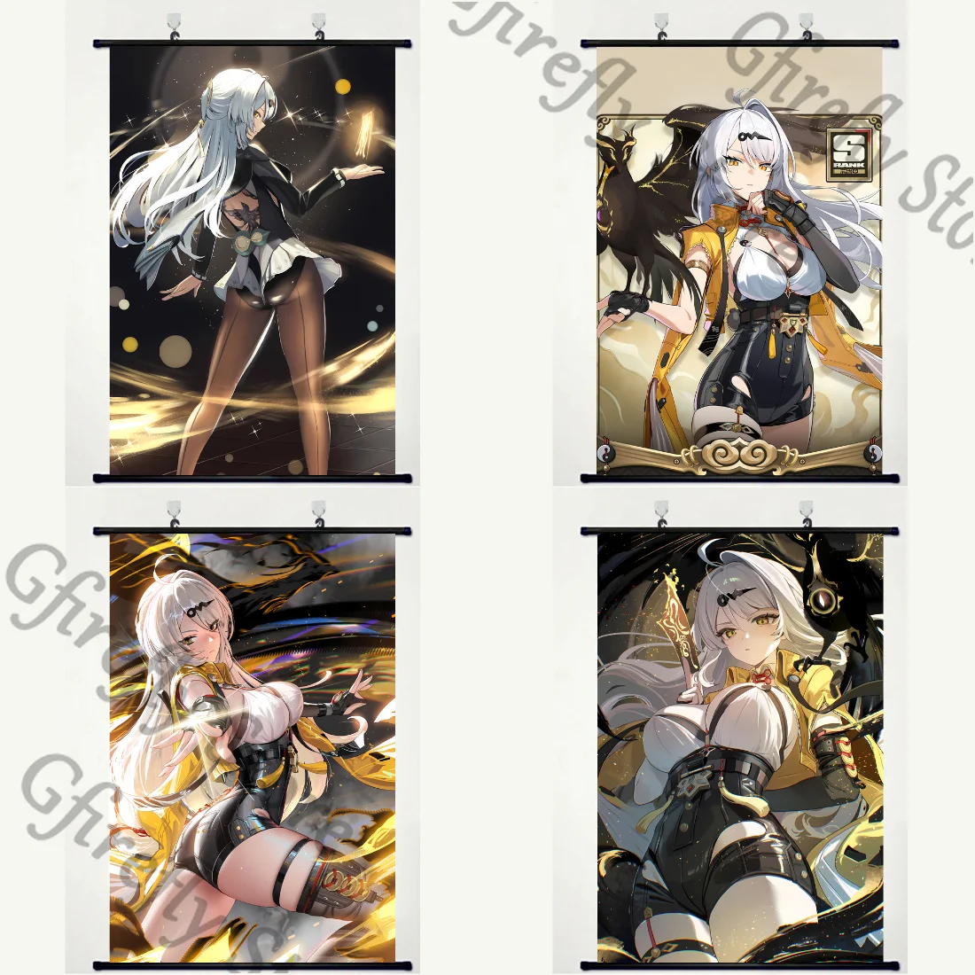 

Yixuan Hang A Picture Room Poster Zenless Zone Zero Wall Painting Dormitory Mural Background Draw Anime Placard Decorate Gift