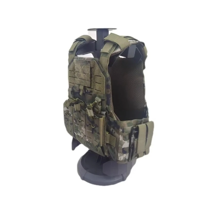Outdoor camouflage protective plate aircraft carrier tactical vest one-click quick release vest safety products