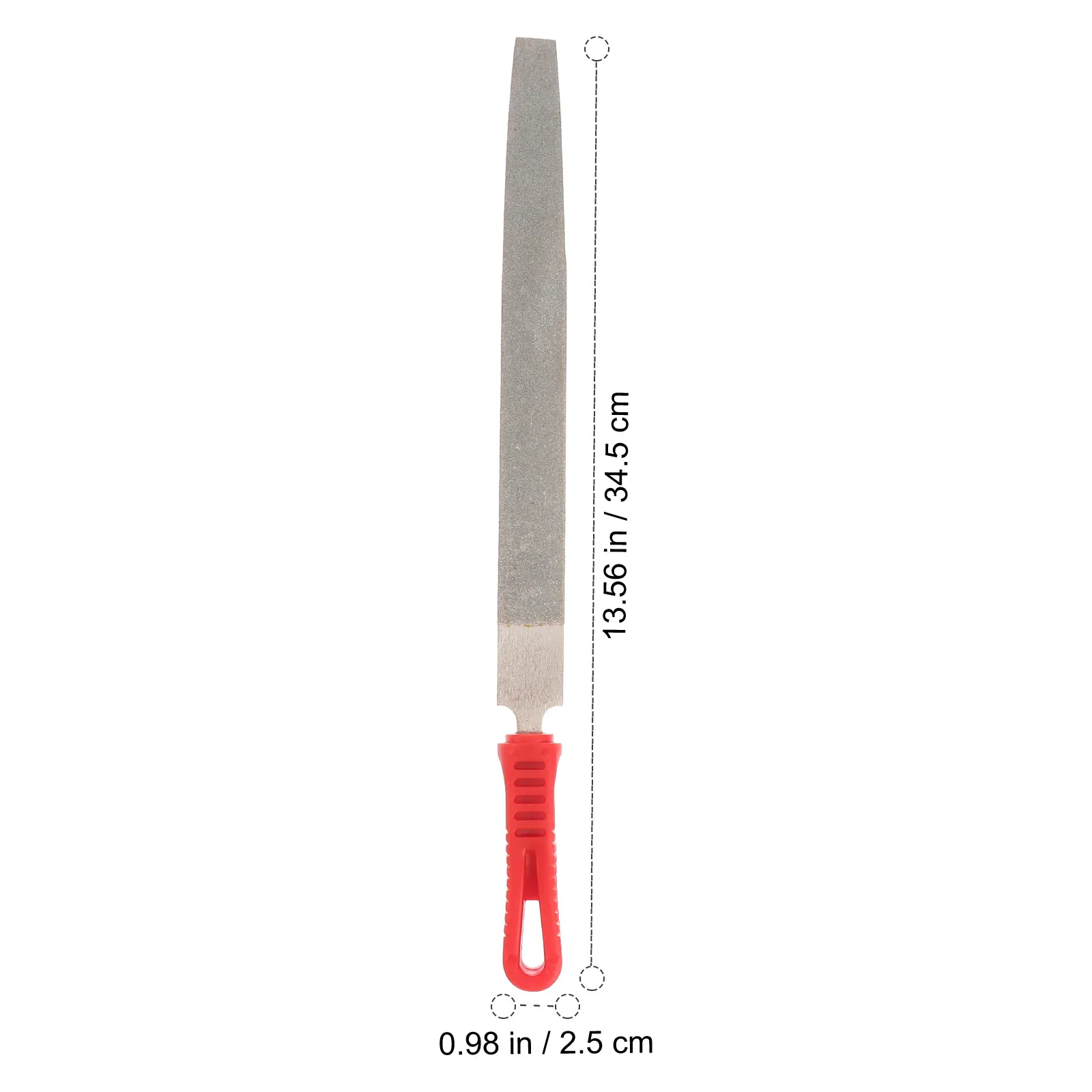 1Pcs Excellent Emery Flat File Antislip Grip Metal Polishing Versatile Use Good Quality Material Long Lasting Performance
