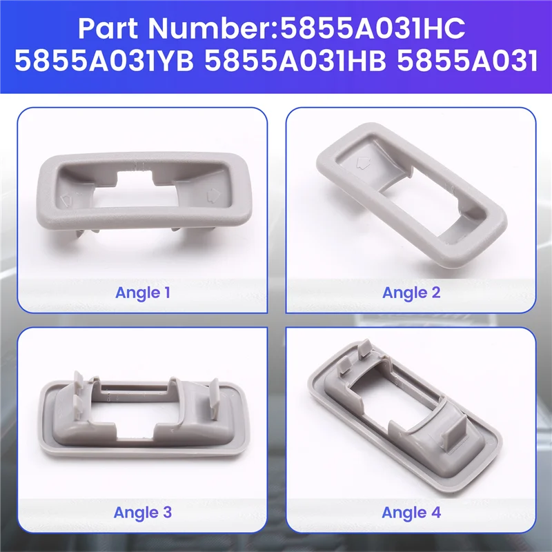 

Durable-Car Sunroof Switch Bezel 5855A031HC 5855A031YB For Mitsubishi Eclipse Galant Lancer 1999-2012 Sunroof Glass Switch Cover