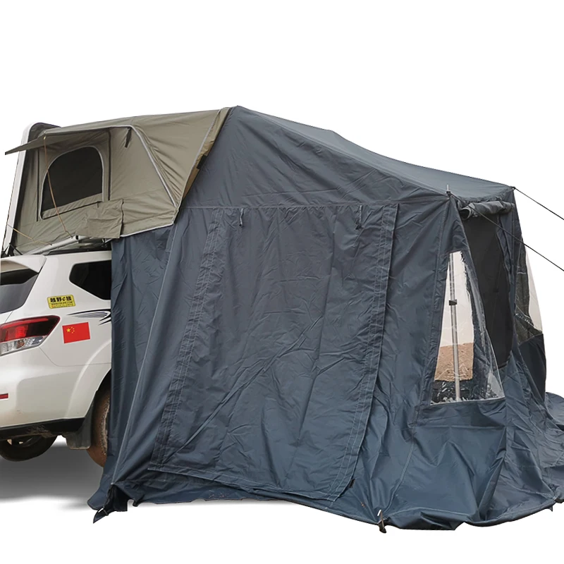 New design ABS hard shell rooftop tent with annex for outdoor