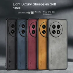 Oneplus 13 CPH2653 Case PU leather Skin Hard Back Cover Matte Phone Case for Oneplus 13 Oneplus13 5G CPH2653 Cover Protector
