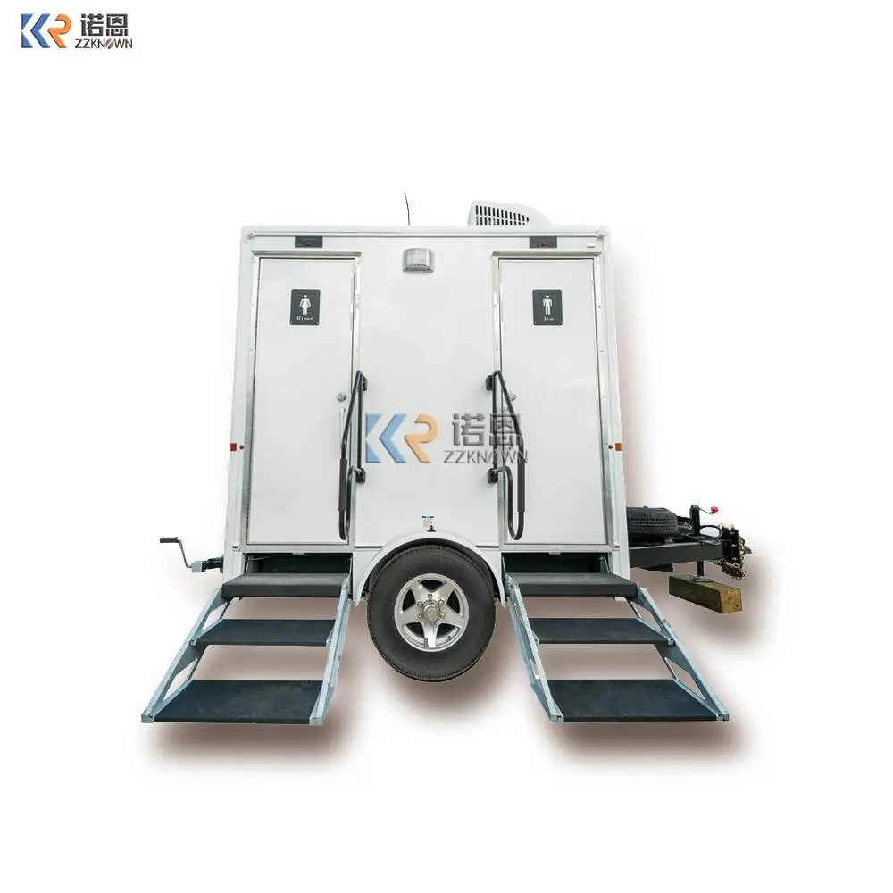 Professional Portable Toilet Restroom Trailer For Sale Concession Price Lightweight Prefabricated House Mobile Toilets