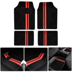 4pcs Universal Car Floor Mats Auto Foot Pad Protector Waterproof Rugs Carpet For Car Automotive Interior ccessories