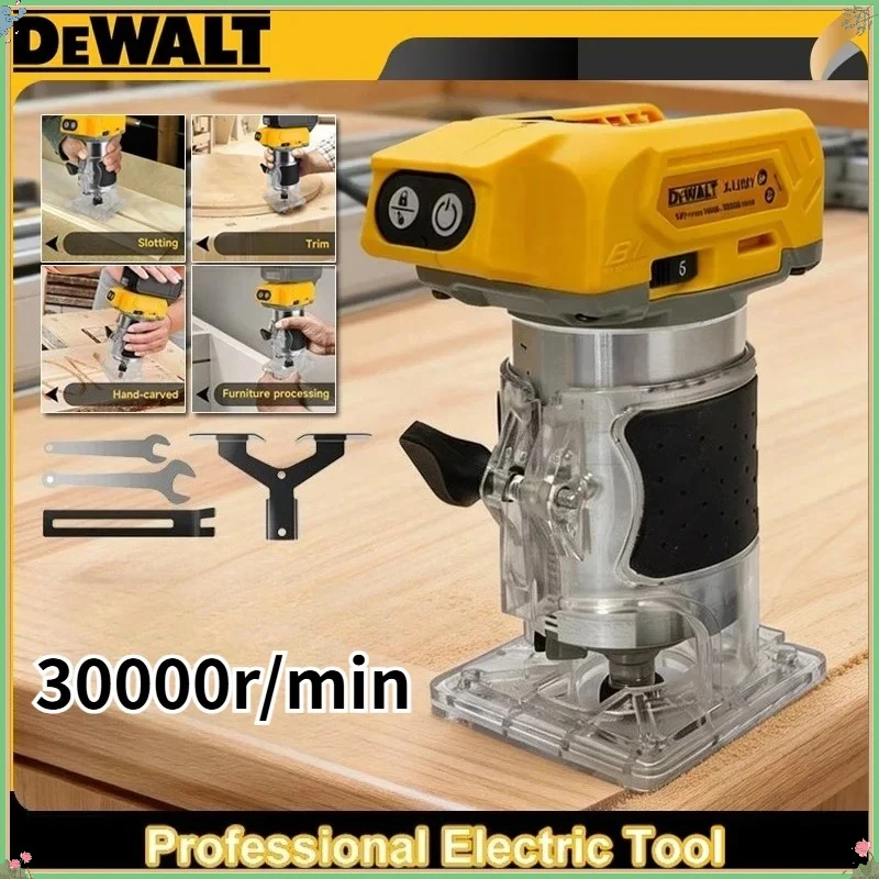 

Беспроводной электрический триммер Dewalt 30000 об/мин, бесщеточный, для обработки дерева, фрезерования, гравировки и нарезки пазов