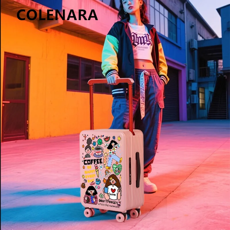 COLENARA High Quality Suitcase Lightweight Boarding Case 20