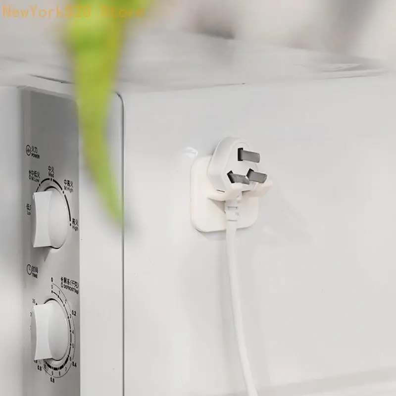Wall Storage Hook Power Plug Socket Holder Home Wire Plugs Adhesive Hanger Home Office Storage Rack Bathroom for Razor N84C