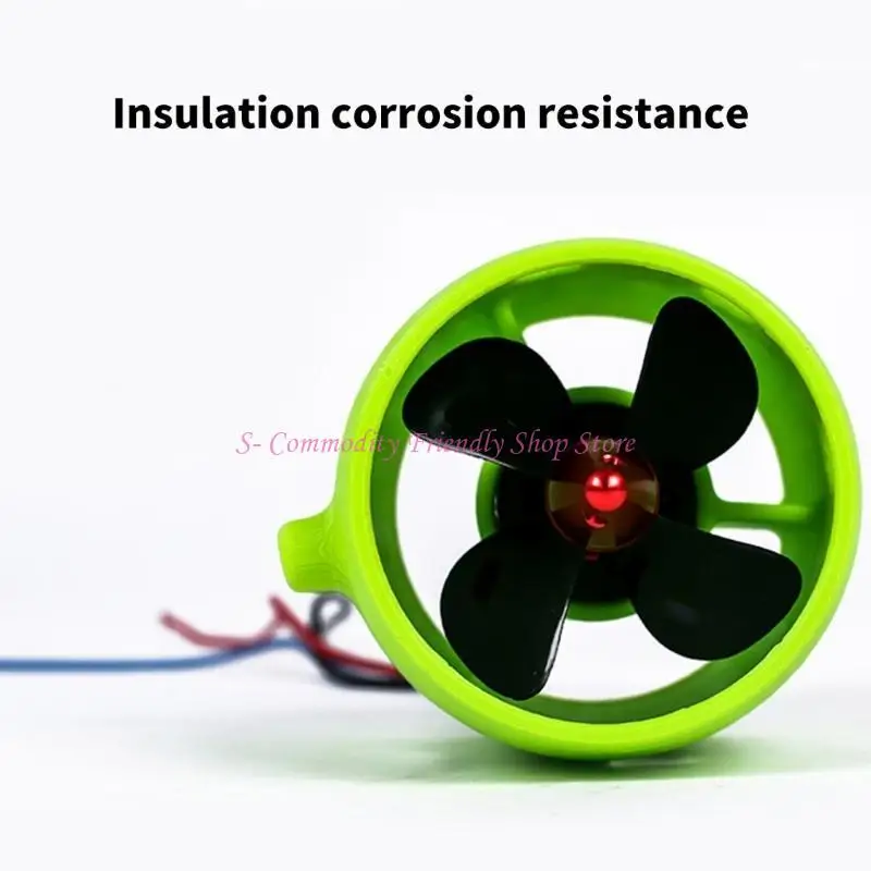 85AE Professional Double Propeller Thruster 12 to 24V Brushless Motor Easy Carry Plastic Build Easy to Use for Model Boats