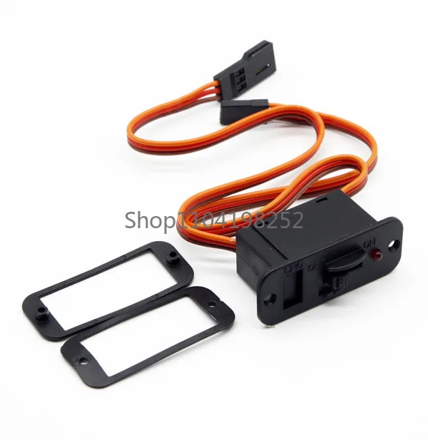RCEXL Asir TOC heavy duty switch, connected to the high current power switch to receive the FUTABA plug
