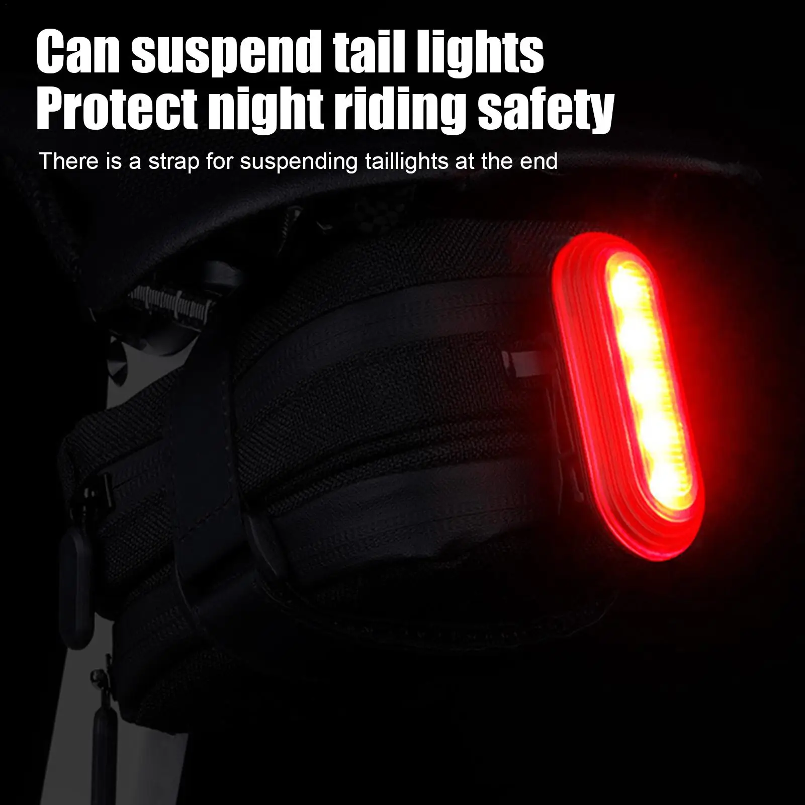 Bicycle Saddle Bag Mini Portable Tail Bag Road Bike Tool Kit Repair Bag Waterproof Split Bike Saddle Bag Cycling Accessories