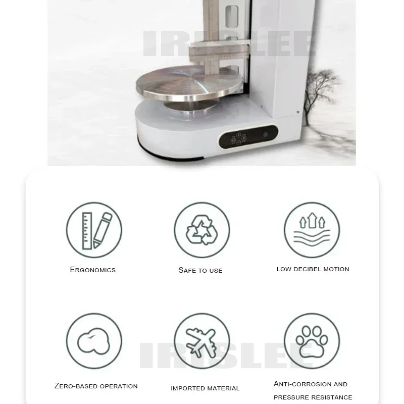 Semi Automatic Birthday Cake Smoothing hine Cake Plastering Cream Layer Filling Maker
