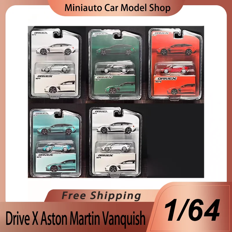 Nuevo Modelo a Escala 1:64 de la Aston Martin Vanquish en Versión de Colección, Miniatura de Aleación Fundida a Presión, Auto Deportivo de Juguete, Regalo