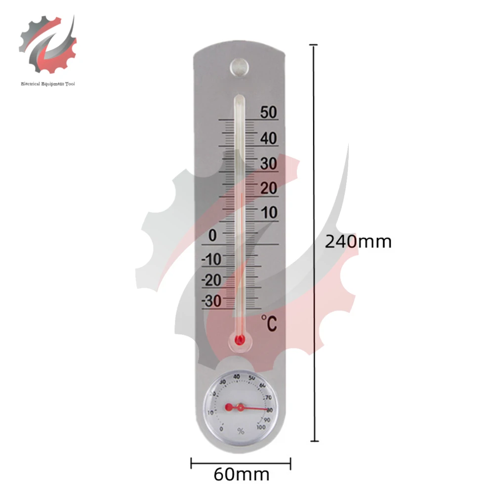 Termometr wiszący na ścianie do wewnątrz domu szklarnia ogrodowa do sadzenia miernik wilgotności narzędzie do pomiaru temperatury