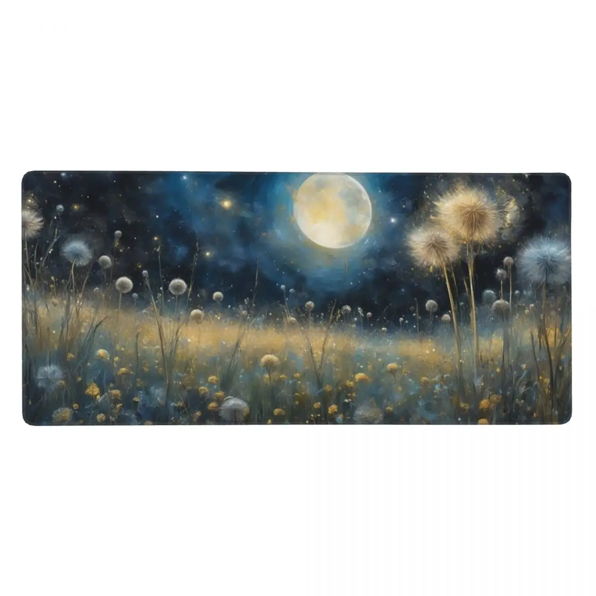 Beautiful Dandelion Night Sky Large Mouse Pad Computer Keyboard Mouse Mat Gamer PC Laptop Desk Mat Office Accessories Table Mats