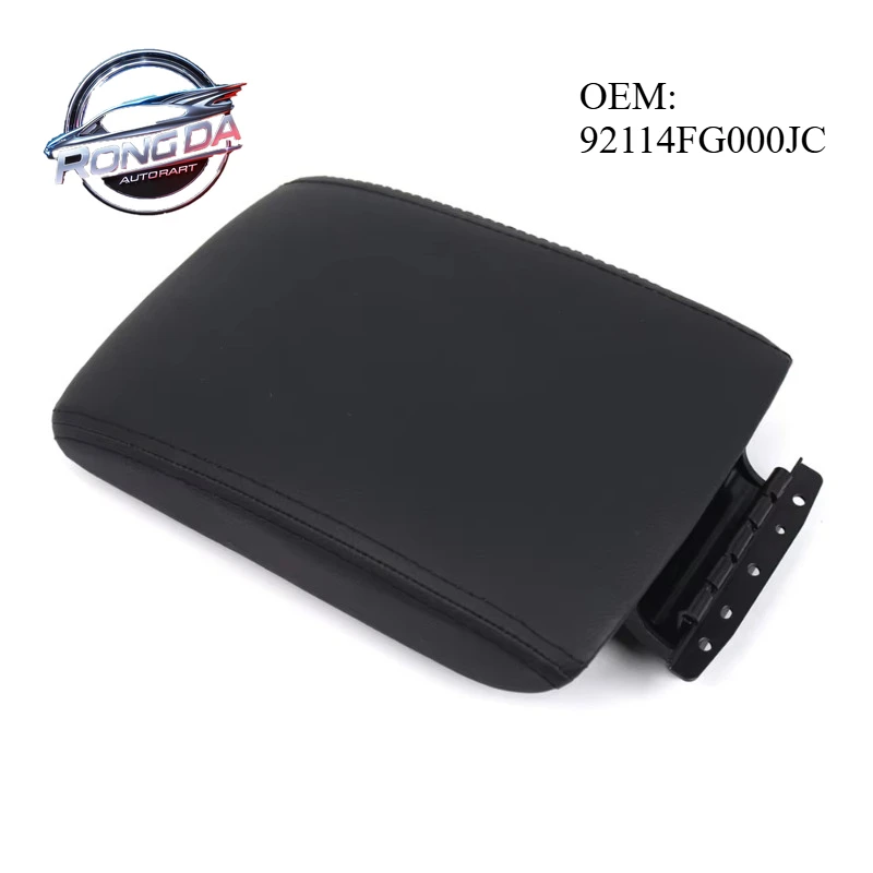 

OEM 92114FG000JC Черный чехол из искусственной кожи для салона автомобиля, центральный подлокотник для Subaru Impreza GT WRX STi 2009 2010 2011 2012 2013 2014