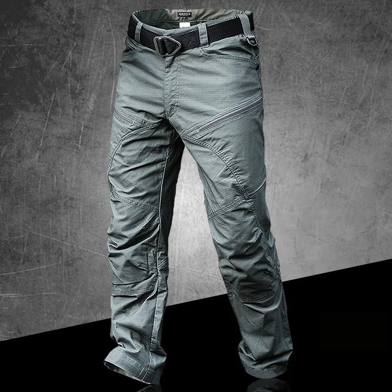 

New Brand Military Tactical Pants Men's Urban Clothing Combat Trousers Multi Pockets Casual Cargo Ripstop Fabric