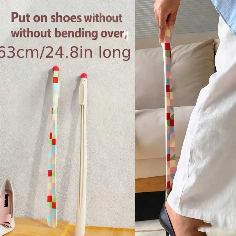 

Long-Handled Shoe Horn for Home Anti-Bending Shoe Assistant Elderly Pregnant Women Extended Handle Shoe Lifter