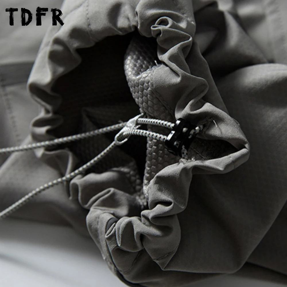 عاكس البضائع عداء ببطء السراويل الرجال إلكتروني طباعة سفاري نمط مقاوم للماء سريعة الجافة مرونة الخصر واسعة الساق السراويل الفضفاضة رجل #6