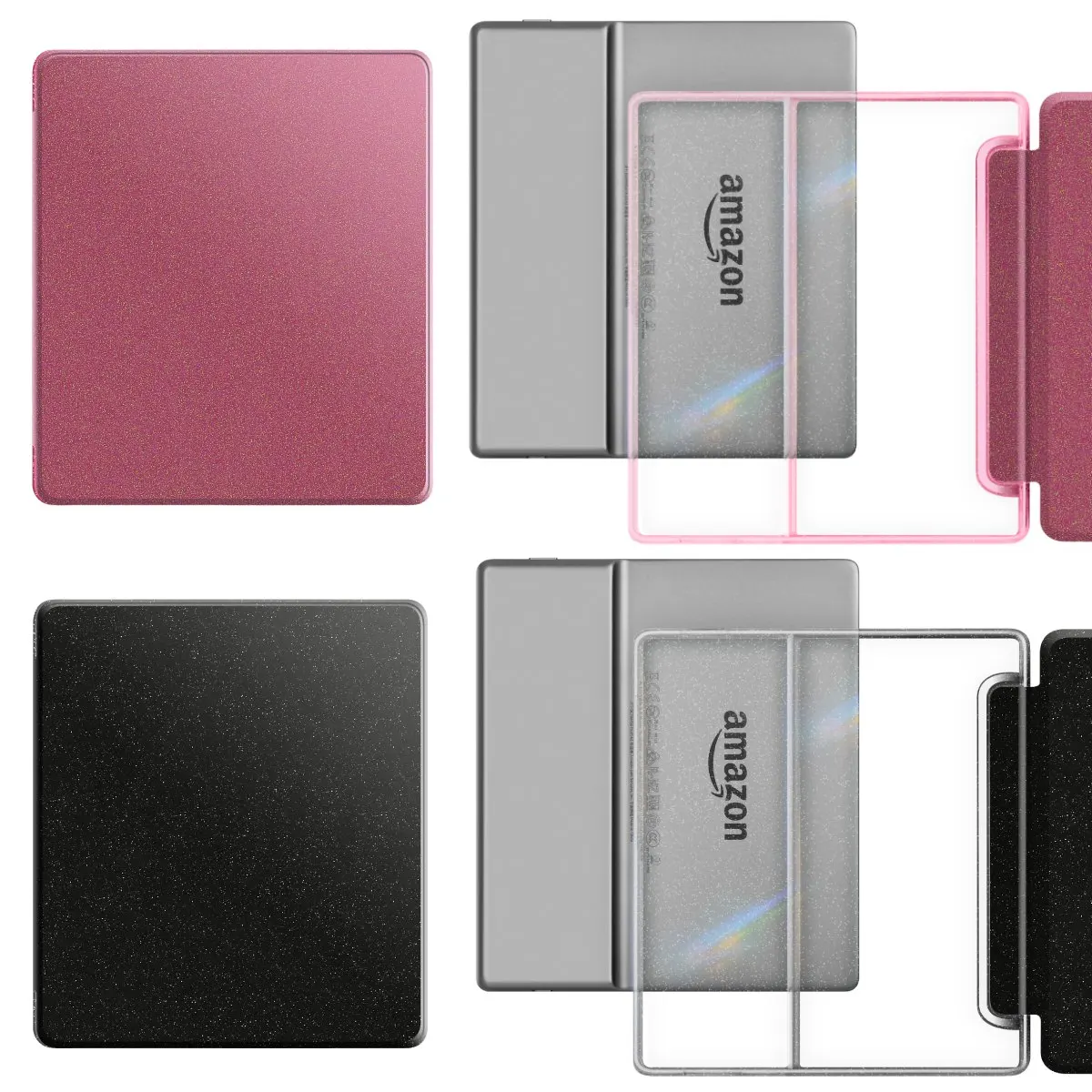 Etui z brokatem + folia ochronna na ekran z funkcją usypiania/budzenia, magnetyczna obudowa 7'' do Kindle Oasis 10. i 9. generacji, akrylowe etui do Kindle Oasis 2/3 — zdjęcie produktu 5