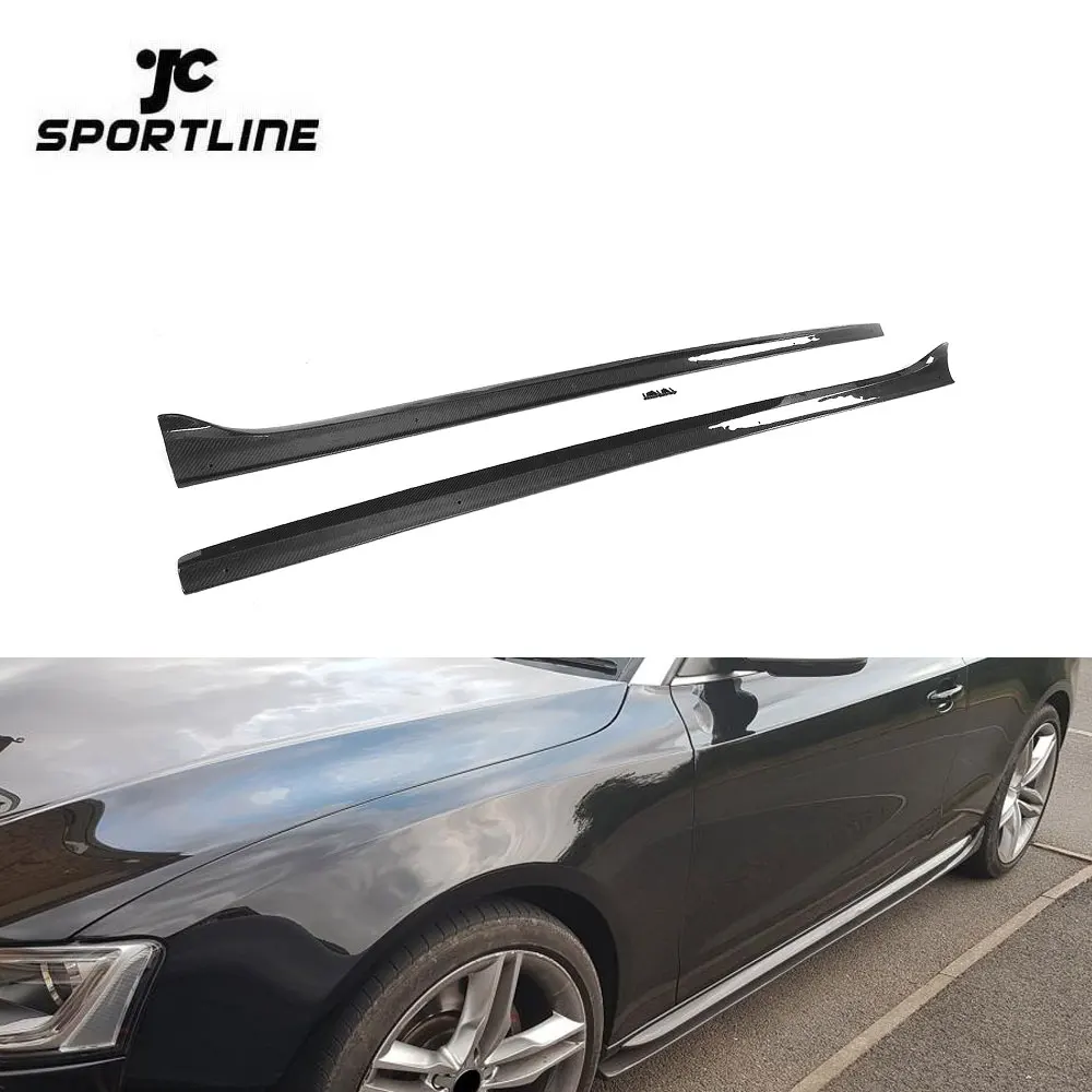 

S5 Carbon Fiber Side Skirts for Audi A5 S5 2-Door 2008-2016