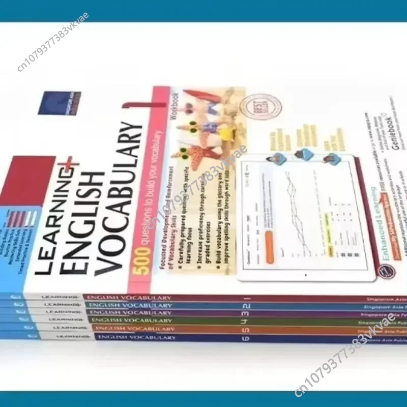 

Комплект из 6 книг серии SAP Learning English Vocabulary, включающий учебники по английскому языку для 1-6 классов (для детей 8-12 лет) BooksLibro