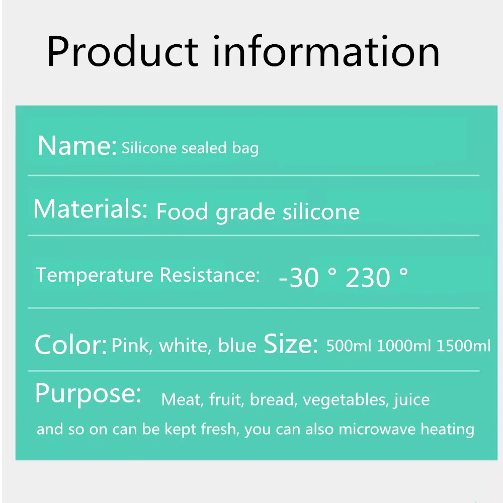 Bancs réutilisables pour réfrigérateur, sacs frais, sac de rangement, qualité alimentaire, silicone, fruits, cuisine, maison, 1 pièce