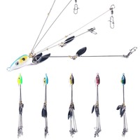 Alabama Group Fishing Team 18CM Metal Sequined Long-range Slow-sinking Sea Fishing Artificial Bait Fishing Gear