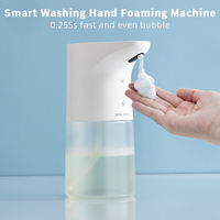 New Wall Mounted Automatic Soap Dispenser Foam Smart Hand Washing Machine 400ml Liquid Rechargeable Bathroom Induction Sensor