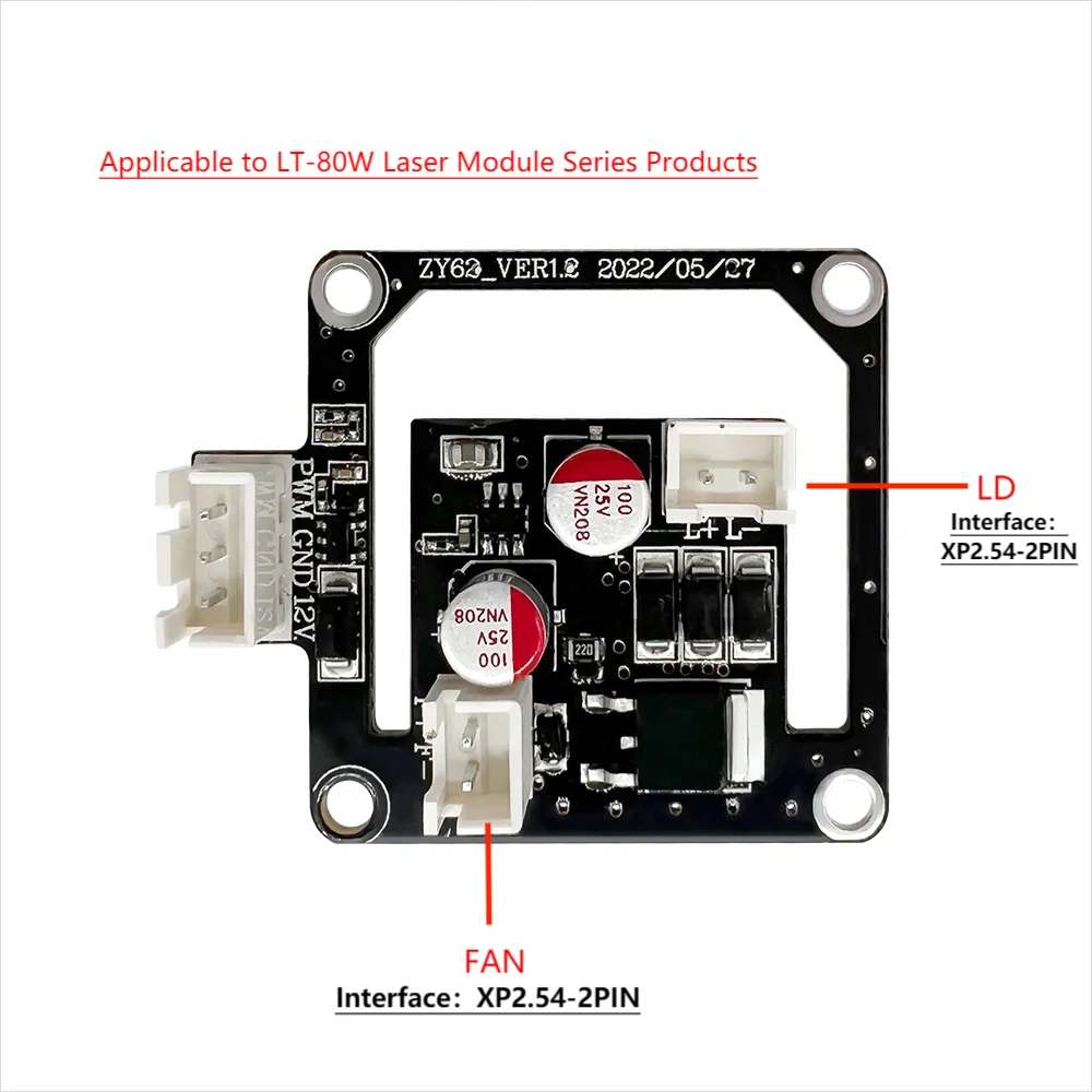 Imagem -04 - Árvore a Laser 20w 40 80w Driver de Laser para Gravação a Laser Cabeça de Corte Módulo Laser Gravador Ferramentas de Trabalho em Madeira Acessórios