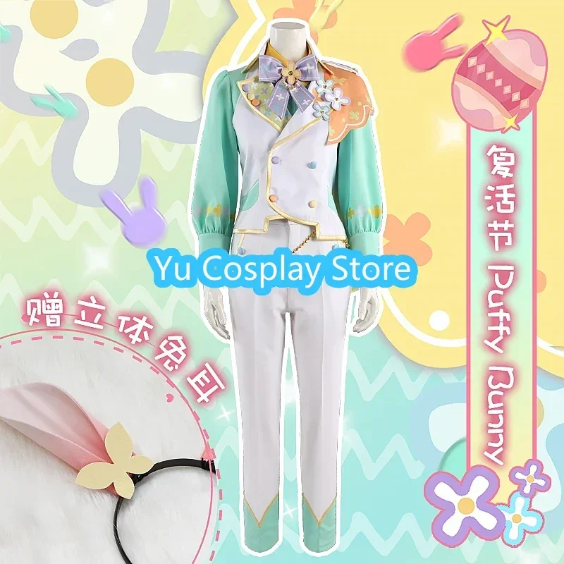 Game Ensemble Stars Puffy Bunny Hibiki Wataru Aoi Hinata Cosplay Costume Fancy Party Suit Halloween Uniforms Custom Made