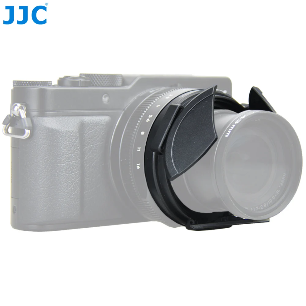 JJC غطاء عدسة السيارات يحل محل باناسونيك DMW-LFAC1 ل Leica D-LUX 8 7 D-LUX (Typ 109) باناسونيك لوميكس DMC-LX100II LX100 غطاء للعدسات #5