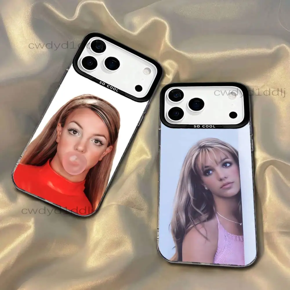 

B-Britney Spears Circus In The Zone Phone Case For iPhone 17,16,15,14,13,12,X,8,Pro,Max,Plus,SE4,Air,Mini HD Black IMD Matte