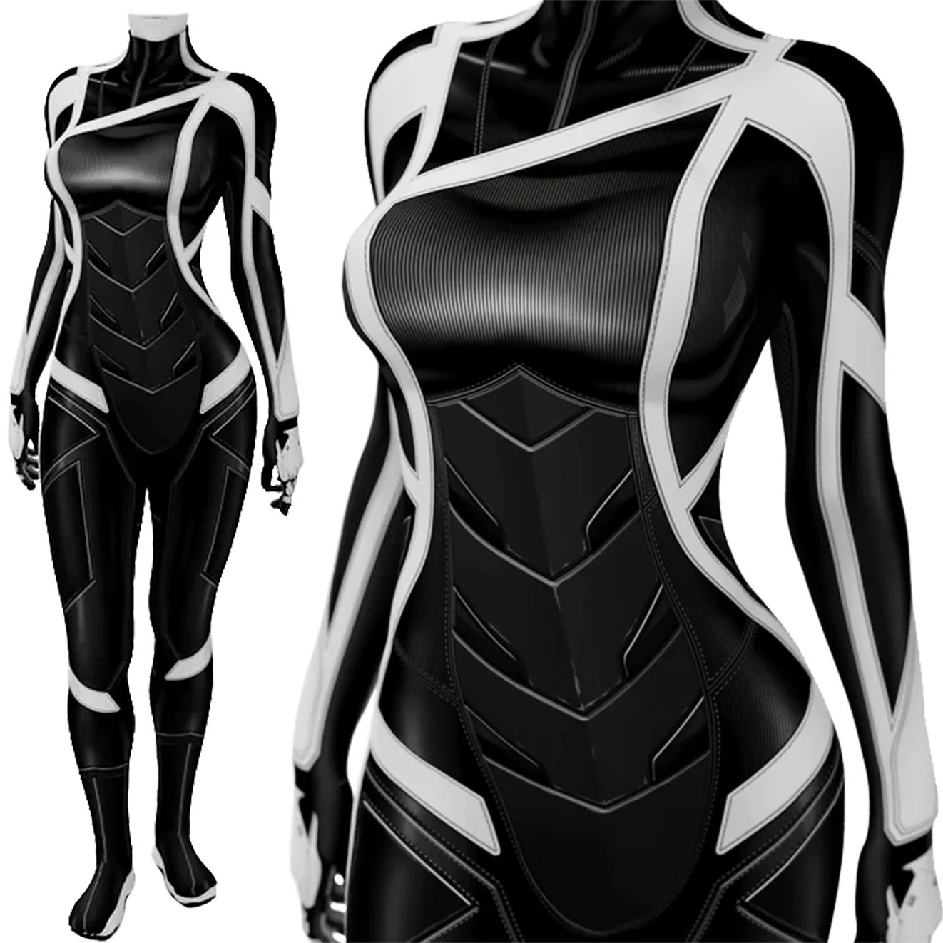 Game PS5 Black Kitty Cat Cosplay Superhero 3D Printed Spandex Disfraces Para Kitty Cat Bodysuits Zentai Outfit Halloween Costume